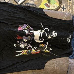 Black Graphic Tank Top